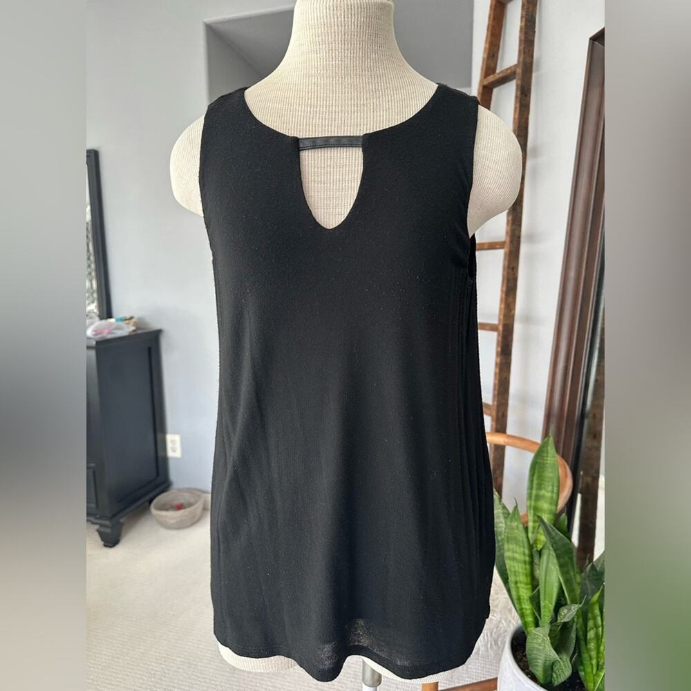 Ella Moss Tunic Tank Black size large